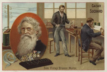 Samuel Morse, amerikanischer Erfinder und Pionier der Telegrafie